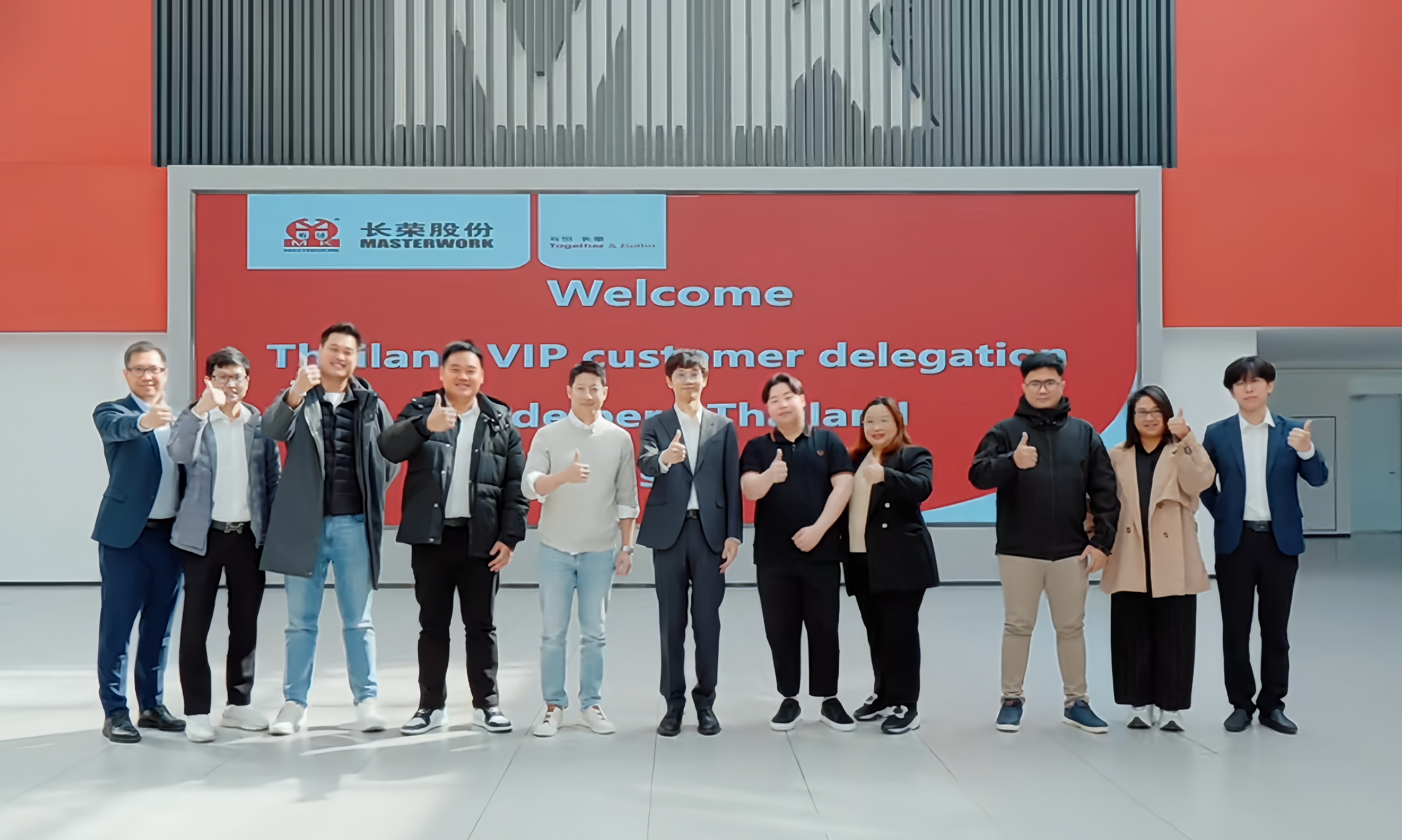 海德堡泰國(guó)客戶團(tuán)打卡長(zhǎng)榮集團(tuán)，擴(kuò)大“國(guó)際朋友圈”